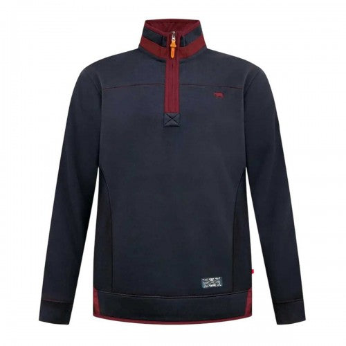 Front - Duke Mens D555 Leicester Quarter Zip Kingsize Fleece Top