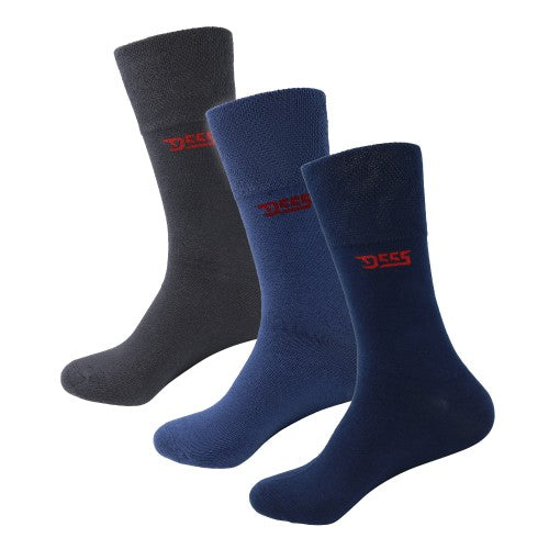 Front - Duke Mens Harold 2 D555 Extra Wide Socks (Pack of 3)