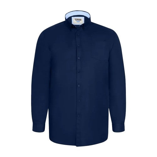 Front - Duke Mens D555 Richard Oxford Kingsize Tall Long-Sleeved Shirt