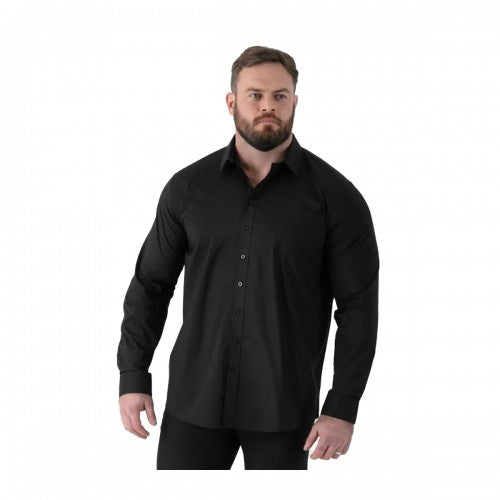 Front - Duke Mens Oliver D555 Stretch Kingsize Shirt