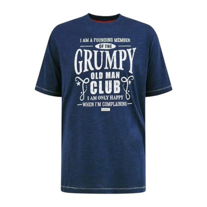 Front - Duke Mens Cooper D555 Grumpy Old Man Kingsize T-Shirt