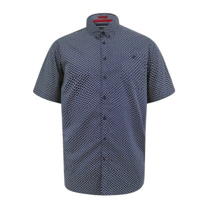 Front - Duke Mens Melrose D555 Icon Kingsize Short-Sleeved Shirt