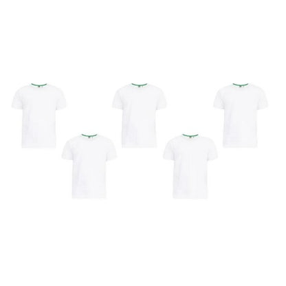 Front - Duke Mens Smartly Combed Cotton Kingsize T-Shirt (Pack Of 5)