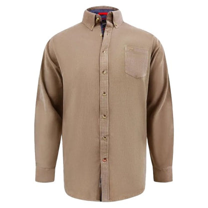 Front - Duke Mens Carey D555 Corduroy Kingsize Shirt