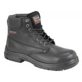 Front - Grafter Mens Wide Fitting Lace Up Safety Boots