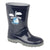 Front - Stormwells Childrens/Boys Helicopter PVC Wellington Boots