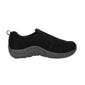 Front - PDQ Womens/Ladies Real Suede Ryno Slip-On Casual Trainers