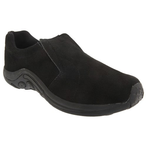 Front - PDQ Adults Unisex Real Suede Ryno Slip-On Casual Trainers