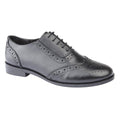 Front - Cipriata Womens/Ladies Violetta Leather Brogue Oxford Shoes