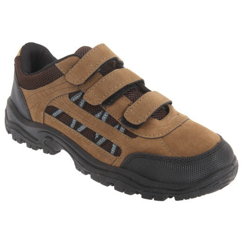 Front - Dek Mens Ascend Triple Touch Fastening Trek Hiking Trail Shoes