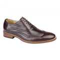 Front - Goor Mens Wing Capped Brogue Oxford Shoes