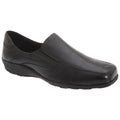 Front - Mod Comfys Womens/Ladies Flexible Leather Upper Twin Gusset Shoes