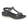 Front - Cipriata Womens/Ladies Maida Jewelled Elastic Back Sandal