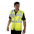 Front - Grafters Unisex Safety Hi-Visibility Executive Waistcoat