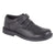 Front - Roamers Boys Twin Touch Fastening Casual Leather Shoe