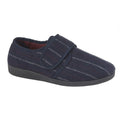 Front - Sleepers Mens Carl Touch Fasten Slipper
