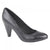 Front - Mod Comfys Womens/Ladies Heel Plain Leather Court Shoes