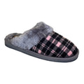 Front - Sleepers Womens/Ladies Mia Tartan Slippers
