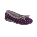 Front - Sleepers Womens/Ladies Louise Slippers