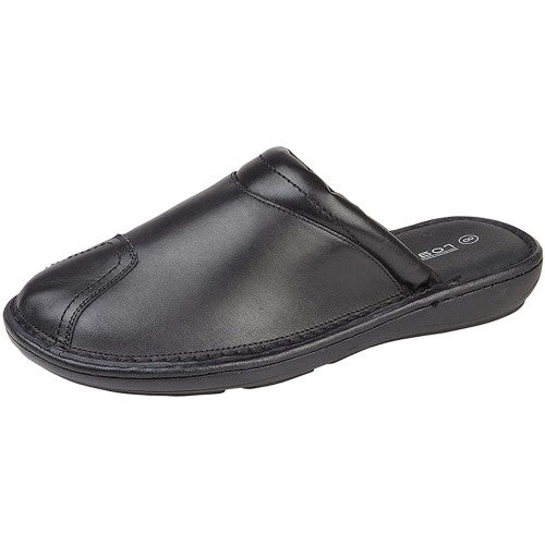 Front - Roamers Mens Leather Clogs