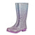 Front - StormWells Girls Glitter Wellington Boots