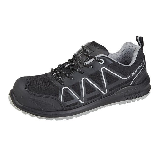 Front - Grafters Mens Safety Trainers