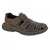 Front - IMAC Mens Waxy Leather Sandals