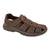 Front - IMAC Mens Waxy Leather Sandals