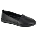 Front - Mod Comfys Womens/Ladies Softie Leather Casual Shoes
