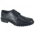 Front - Roamers Boys Leather Gibson Shoes