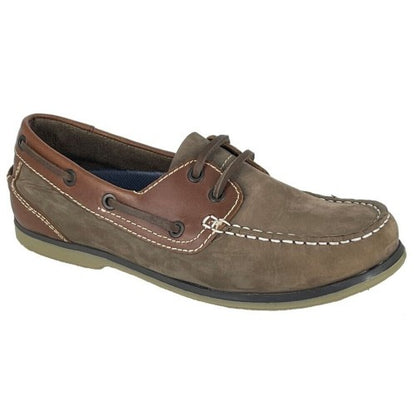 Front - Rdek Womens/Ladies Leather Boat Shoes