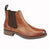 Front - Roamers Mens Elgin Leather Ankle Boots