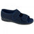 Front - Sleepers Womens/Ladies Betty Extra Wide Slippers