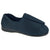 Front - Sleepers Unisex Adult Terry Extra Wide Slippers
