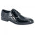 Front - Route 21 Mens Patent PU Brogues