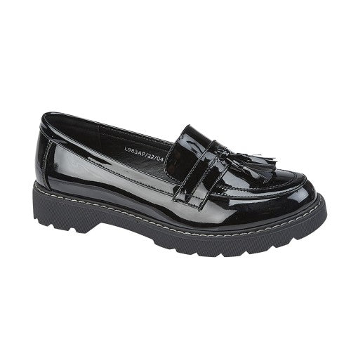Front - Boulevard Womens/Ladies Loafers