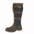 Front - Woodland Womens/Ladies Waxy Leather Long Calf Boots