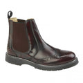 Front - Grafters Mens Leather Chelsea Boots