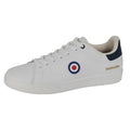 Front - Lambretta Mens Pinball 2 Lace Up Trainers