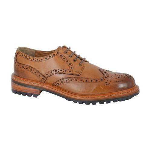 Front - Woodland Mens Leather Brogues
