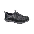Front - Boulevard Womens/Ladies Suede Extra Wide Trainers