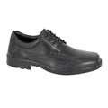 Front - Roamers Mens Leather Lace Up Shoes