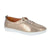 Front - Mod Comfys Womens/Ladies Metallic Leather Casual Shoes