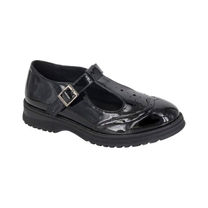 Front - Cipriata Girls Dina T-Bar Shoes