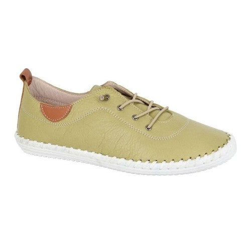 Front - Mod Comfys Womens/Ladies Leather Trainers