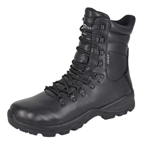 Front - Grafters Mens Commander Action Leather Combat Boots