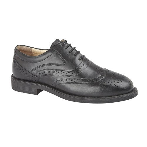 Front - Grafters Mens Art Leather Brogues