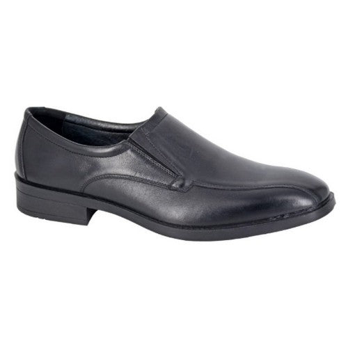 Front - IMAC Mens Art Leather Casual Shoes