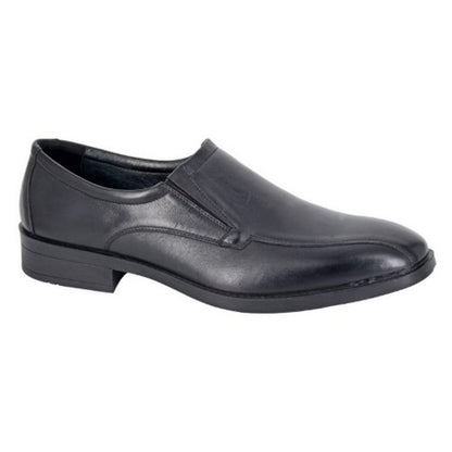 Front - IMAC Mens Art Leather Casual Shoes