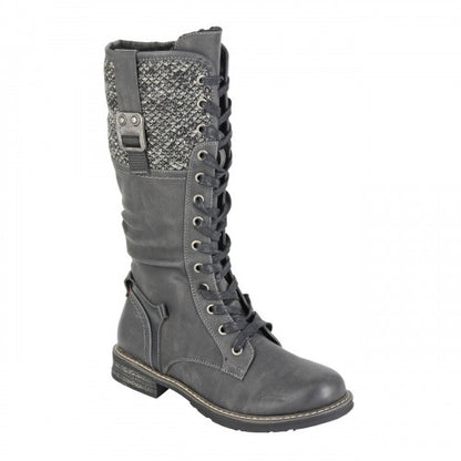 Front - Cipriata Womens/Ladies Gabriela Combat Boots